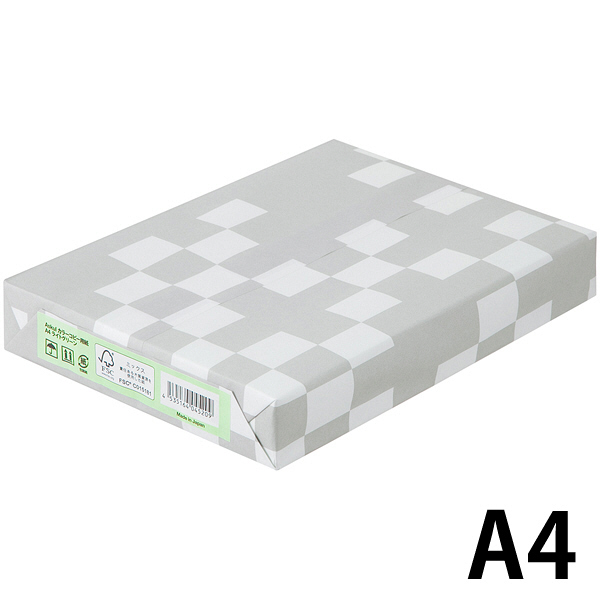 アスクル】 アスクル カラーペーパー A4 ライトグリーン 1冊（500枚入） オリジナル 通販 ASKUL（公式）