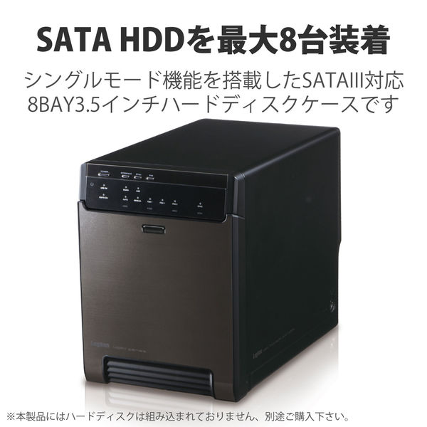 HDD (ハードディスク) ケース 3.5インチHDD USB3.0/eSATA 4ベイ LGB 