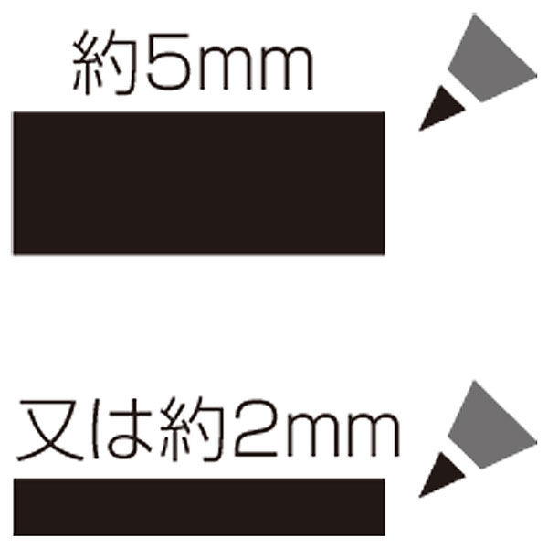シヤチハタ 潤芯 ホワイトボードマーカー 角芯 黒 K-529クロ