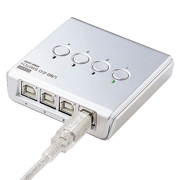 アスクル】 サンワサプライ USB2.0手動切替器（4回路） SW-US24N 1個 通販 - ASKUL（公式）