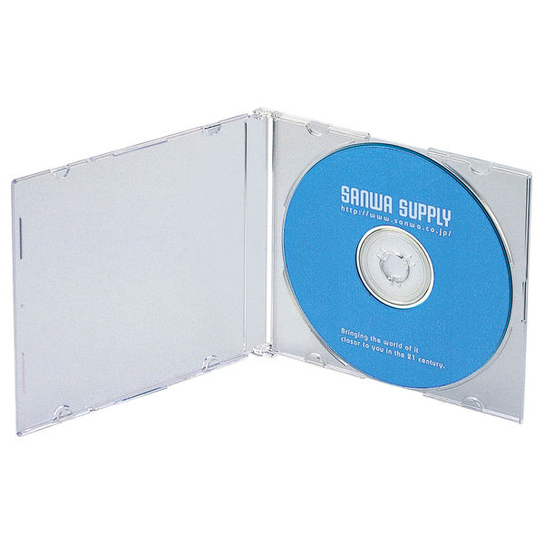 アスクル】サンワサプライ DVD・CDケース（クリア） FCD-PU50C 1セット（50枚入） 通販 ASKUL（公式）