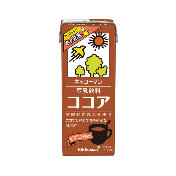 アスクル】 キッコーマン 豆乳飲料 ココア 200ml 1箱（18本入） 通販 - ASKUL（公式）