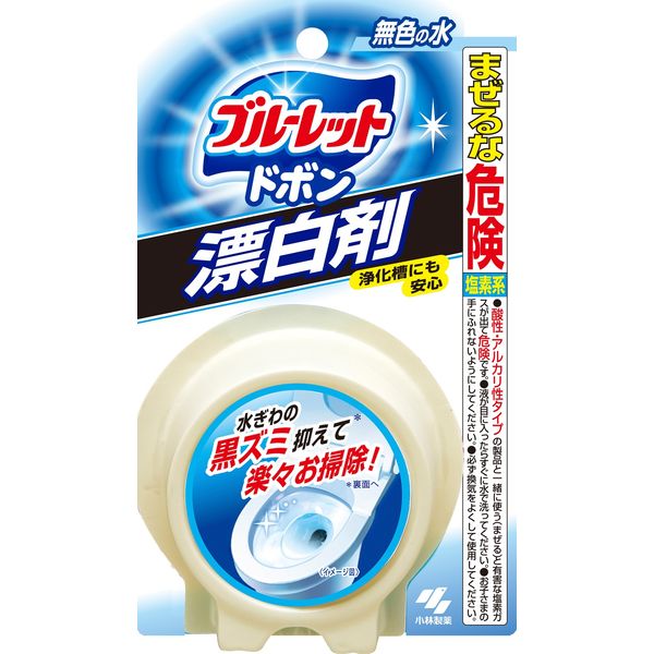 ブルーレット ドボン 漂白剤 トイレタンク洗浄剤 無色の水 120ｇ 1セット（3個) 小林製薬