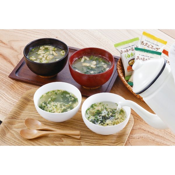 1233円 オリジナル スープギフト フリーズドライお味噌汁 スープ詰合せ AT-BE