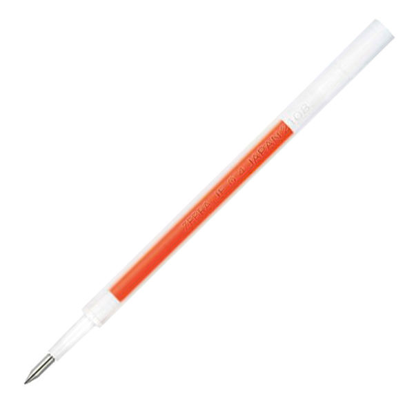 ボールペン替芯 サラサ単色用 JF-0.4mm芯 オレンジ ゲルインク P-RJF4-OR 1本 ゼブラ