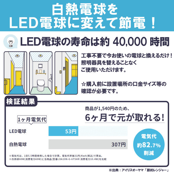 アスクル】アイリスオーヤマ LED電球 E17 広配光 40形相当 電球色 LDA4L-G-E17-4T8 1個（直送品） 通販 ASKUL（公式）