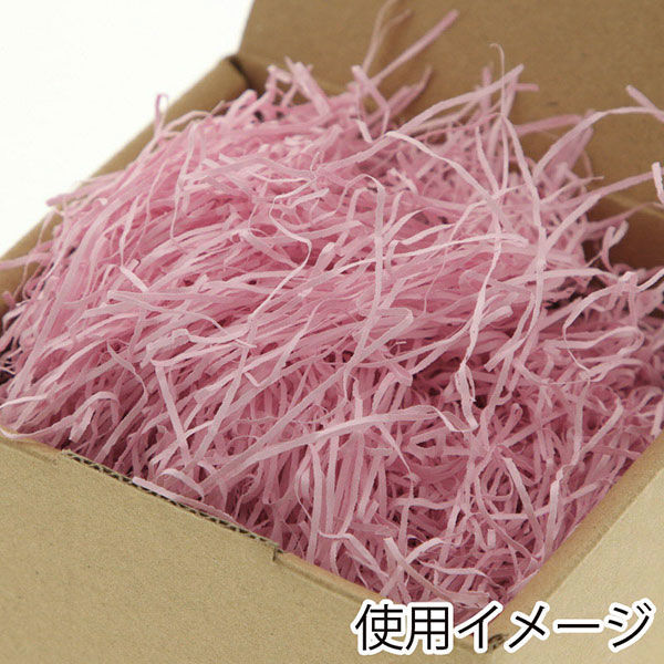 ケース販売】シモジマ HEIKO 緩衝材 紙パッキン 業務用 1kg入 J.ピンク