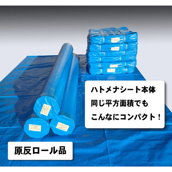 フナイ産業 ハトメナシートLONG #3000 約1.8X50m ブルー HATOMENASHEET-LONG1850 （直送品）