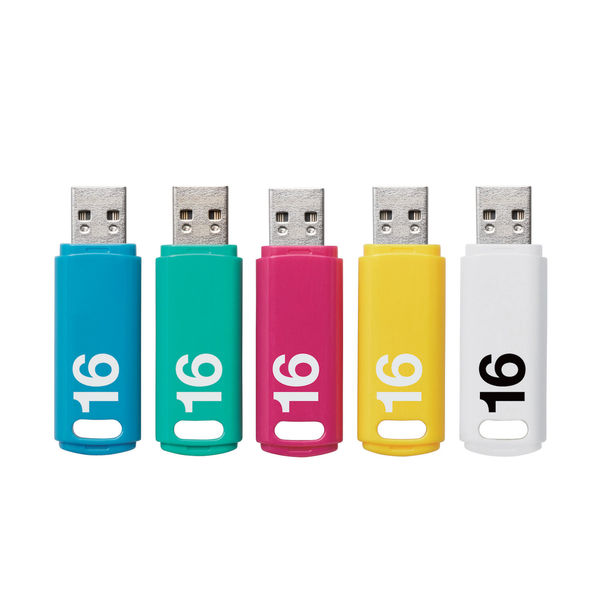 USBメモリ 16GB USB3.0 シンプル キャップ式 5色入 セキュリティ機能対応 MF-ABPU316GX5 エレコム 1パック(5色入)