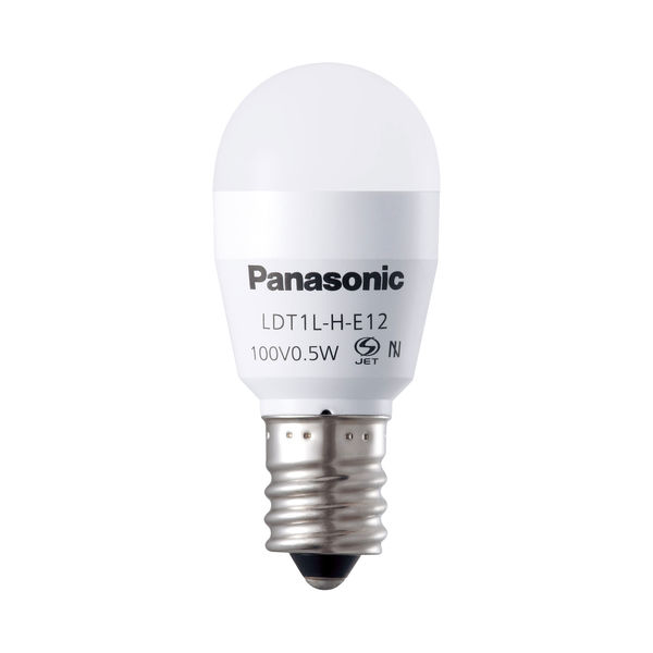 パナソニック LED電球 E12口金 電球色 0.5W 小丸電球タイプ LDT1LHE12
