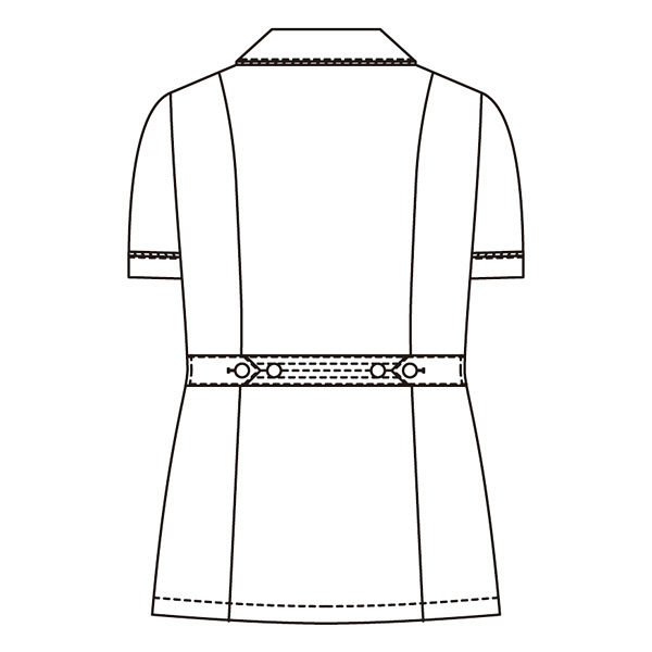 アスクル】 KAZEN レディスジャケット半袖 （ナースジャケット） 医療白衣 ピンク×ホワイト 3L 100-24（直送品） 通販 -  ASKUL（公式）