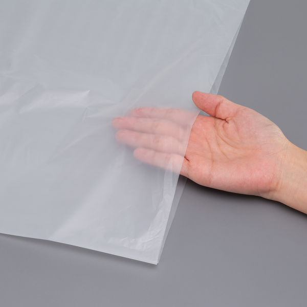 アスクル ゴミ袋 スーパーエコノミー 省資源タイプ 乳白半透明 高密度
