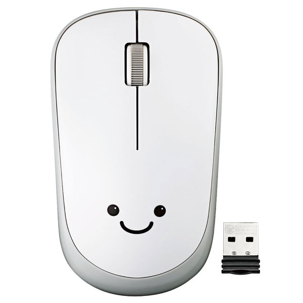 アスクル】 ワイヤレスマウス 無線 2.4GHz 3ボタン IRマウス 省電力