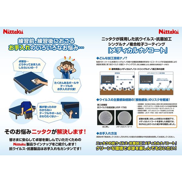 アスクル】ニッタク(Nittaku) 卓球台 クレスト18 クリーン NT3226 1台（直送品） 通販 ASKUL（公式）