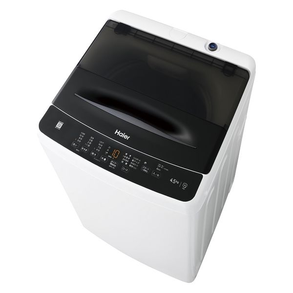 ハイアール 4.5kg 全自動洗濯機 JW-U45A(K) ブラック 1台（直送品