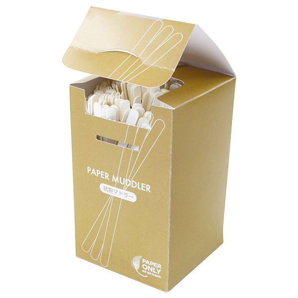 アスクル】 紙製マドラー 12N 1箱（400本入） アオトプラス 通販 - ASKUL（公式）