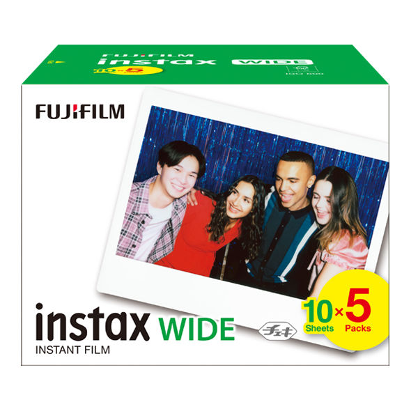 富士フイルム インスタントフィルム instax WIDE 10枚×5パック INSTAX 
