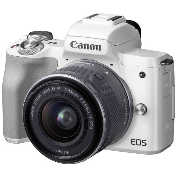 アスクル】キヤノン Canon ミラーレス一眼 ホワイト EOS KISS M EF-M15 ...