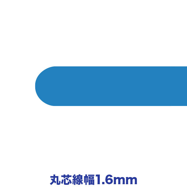 美品 アスクル ホワイトボードマーカー インク容量2倍 青 中字丸芯 1箱 10本入 オリジナル668円