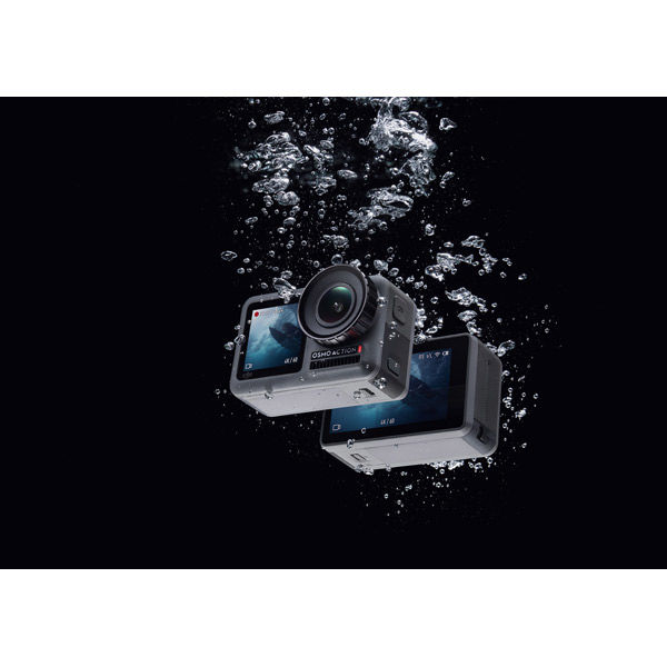 DJI アクションカメラ Osmo Action OSMACT 4K対応 防水m   アスクル