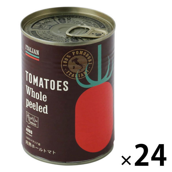 アスクル限定・ロハコ限定】完熟トマト100％イタリア産ホールトマト缶