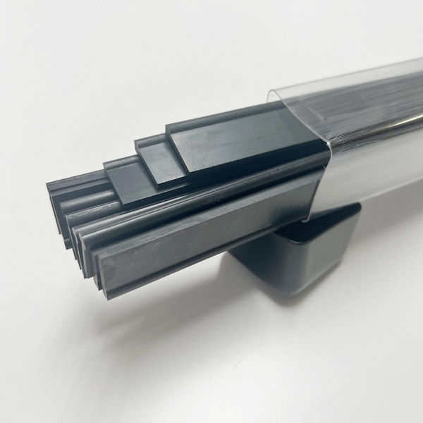 エトレのガラス掃除プロ用ツール スクイジー用替ゴム14"(35cm)・クリアケース入り（入数   半ダース） “プロ用道具は品質が違いま