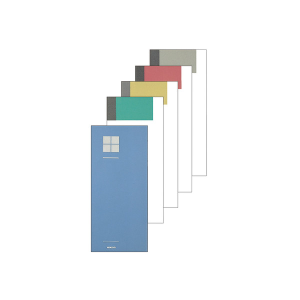 コクヨ（KOKUYO） チューブファイルPP用替背見出し紙 単色10枚青 C-F660NB 1セット（200枚:10枚入×20パック）（直送品）