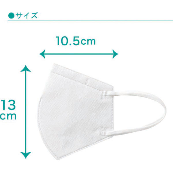 山崎産業 C.立体型マスク（ドーム）ふつうサイズ 1箱（140枚：7枚入×20