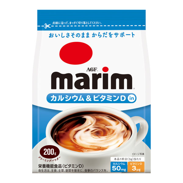 味の素AGF マリーム カルシウム＆ビタミンDイン 1セット（200g×3袋）