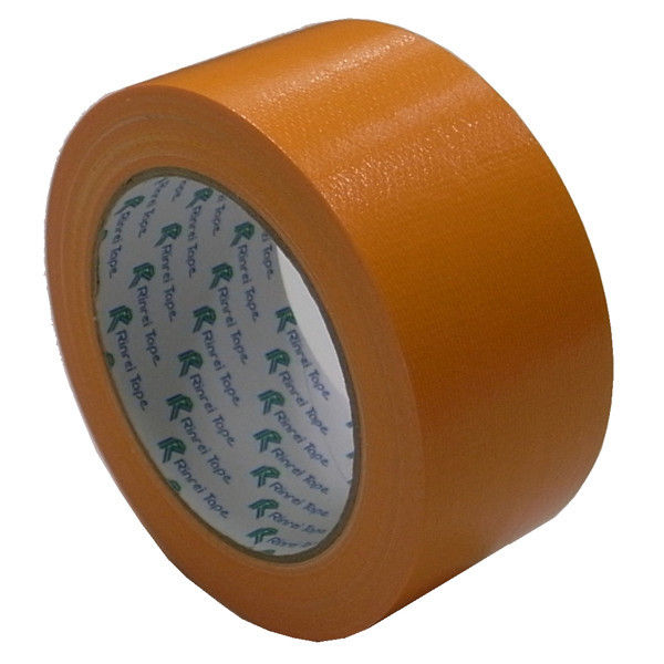 名入れ無料】 カラー布テープ No.384 リンレイ 50mm×25m オレンジ色