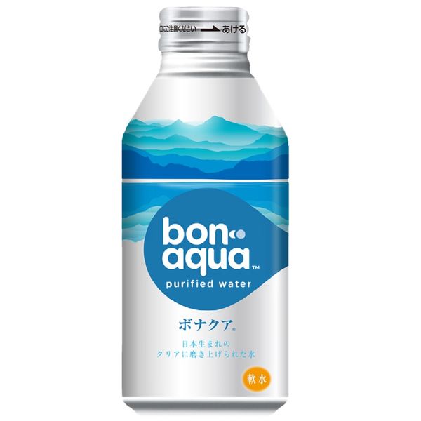 アスクル】 【天然水】 （軟水）ボナクア 400ml ボトル缶 1セット（48缶） 通販 - ASKUL（公式）