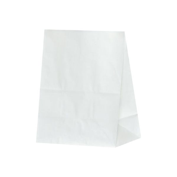 パックタケヤマ 紙袋 H300 耐油角底袋 白無地 XZT55403 1000枚（100×10