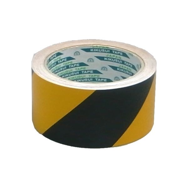 緑十字 ガードテープ(ラインテープ) 黄 黒(トラ柄) 75mm幅×100m 148102 通販 