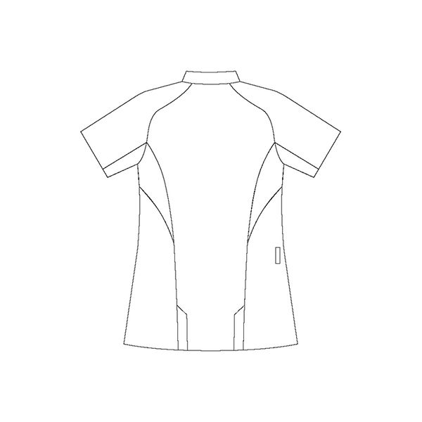 アスクル】 住商モンブラン ナースジャケット 半袖 ホワイト×ライトグレー CHM357-10_M（直送品） 通販 - ASKUL（公式）