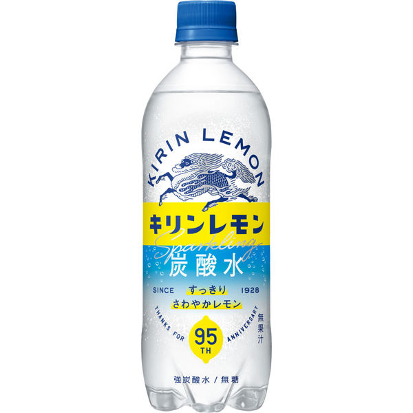 【炭酸水】キリンビバレッジ キリンレモン無糖 450ml 1箱（24本入）