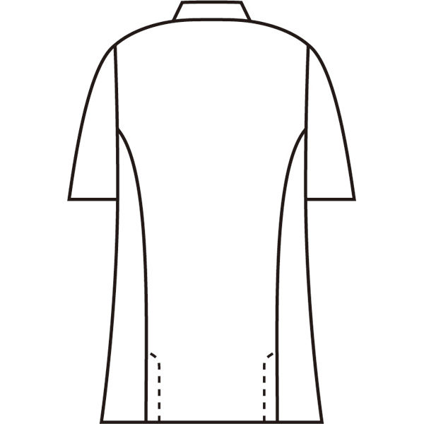アスクル】 住商モンブラン メンズ医務衣（ケーシージャケット） 医療白衣 半袖 白 M 72-962（直送品） 通販 - ASKUL（公式）