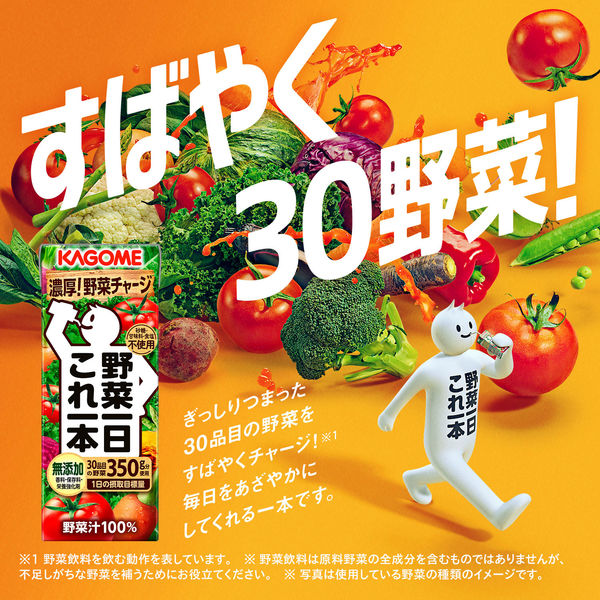カゴメ 野菜一日これ一本 200ml 1箱 （24本入）【野菜ジュース】
