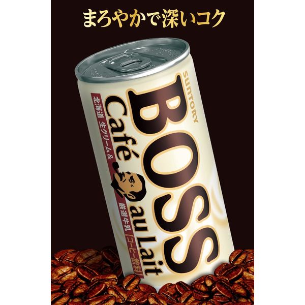 アスクル】【缶コーヒー】サントリー BOSS（ボス） カフェオレ 185g 1箱（30缶入） 通販 ASKUL（公式）