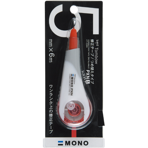 アスクル】トンボ鉛筆【MONO】修正テープ モノPXN 本体 幅5mm×6m CT-PXN5 5個 通販 ASKUL（公式）