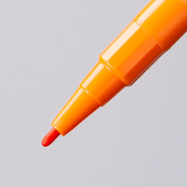 紙用マッキー 細字/極細 詰め替えタイプ オレンジ 水性ペン ゼブラ