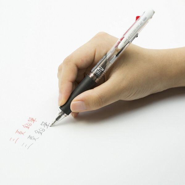 アスクル】ジェットストリーム 2色ボールペン 0.7mm 油性 透明軸 SXE2-300-07 三菱鉛筆uniユニ 通販 ASKUL（公式）
