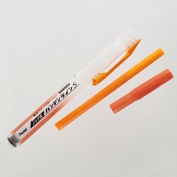アスクル】ぺんてる 蛍光ペン ハンディラインSカートリッジ オレンジ XSLR3-F 1箱（10本入） 通販 ASKUL（公式）