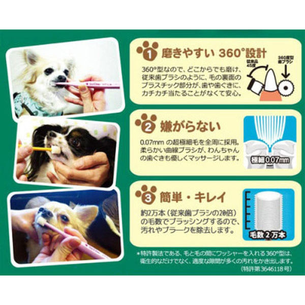 アスクル】シグワン 小型犬用 歯ブラシ 1個 ビバテック 通販 - ASKUL ...