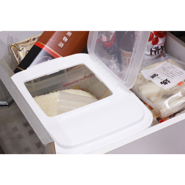 アスクル】 引き出し用米びつ 5kg 白 1個 岩崎工業 通販 - ASKUL（公式）