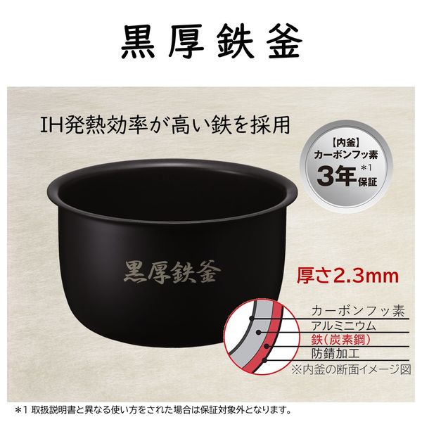日立 圧力＆スチーム IHジャー炊飯器 5.5合炊き RZ-H10EJ S - アスクル