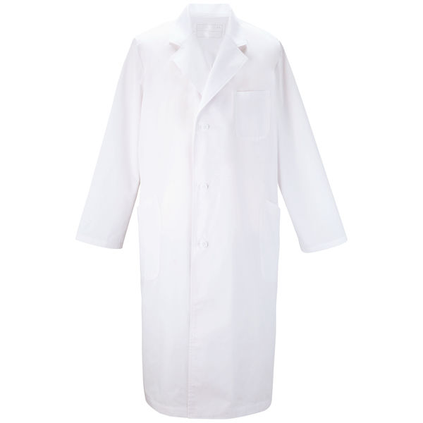 アスクル】住商モンブラン シングルドクターコート（メンズ・長袖） 白 M 81-491 医療白衣 診察衣 通販 ASKUL（公式）