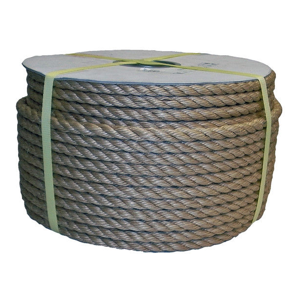 麻（染めサイザル）ロープ 12mmΦX100m ドラム巻 ASA12-100-R まつうら工業（直送品）