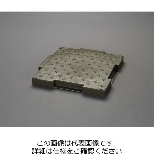 【ソロエルアリーナ】 エスコ（esco） 500x500x45mm 樹脂製敷板（連結式/OD/10枚） 1セット（10枚） EA997RZ