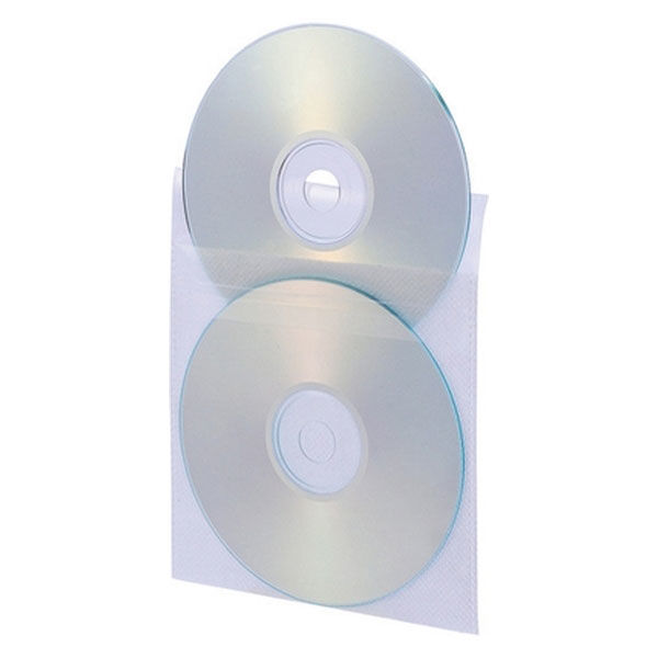 商品 スマートバリュー 不織布CD DVDケース 100枚パック A415J 1パック 100枚入
