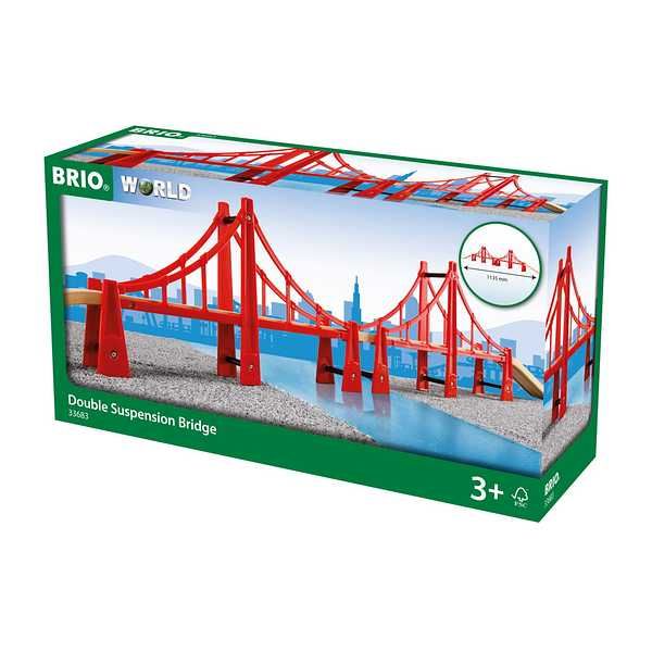 アスクル】BRIO（ブリオ） ダブルサスペンション橋 レールセット おもちゃ 33683 1セット 通販 ASKUL（公式）